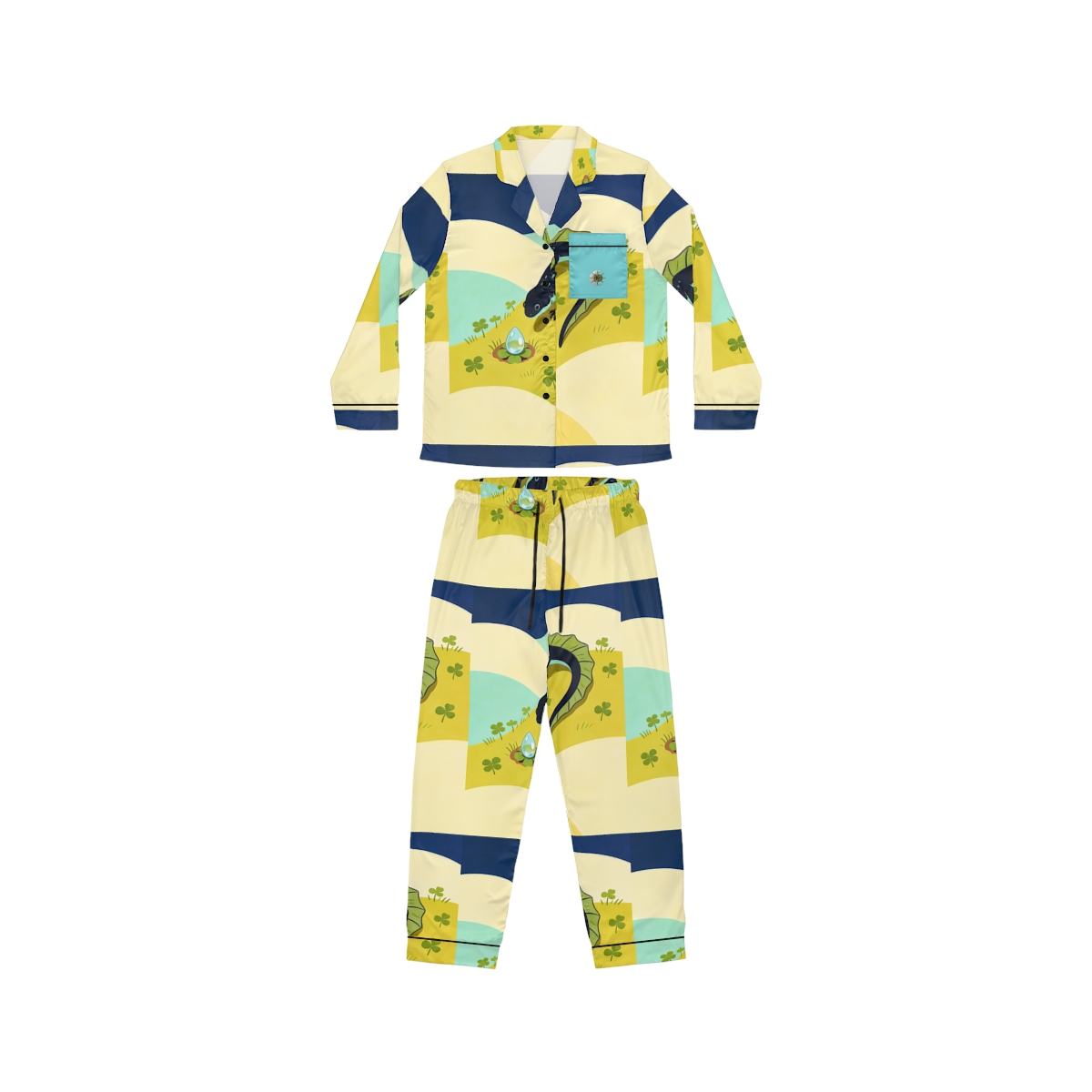 HD Meadow Newt Women's Satin Pajama Set