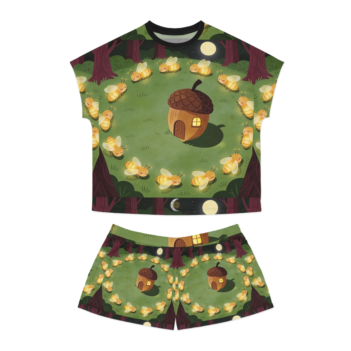 HD Original Art 339 Women's Short Pajama Set