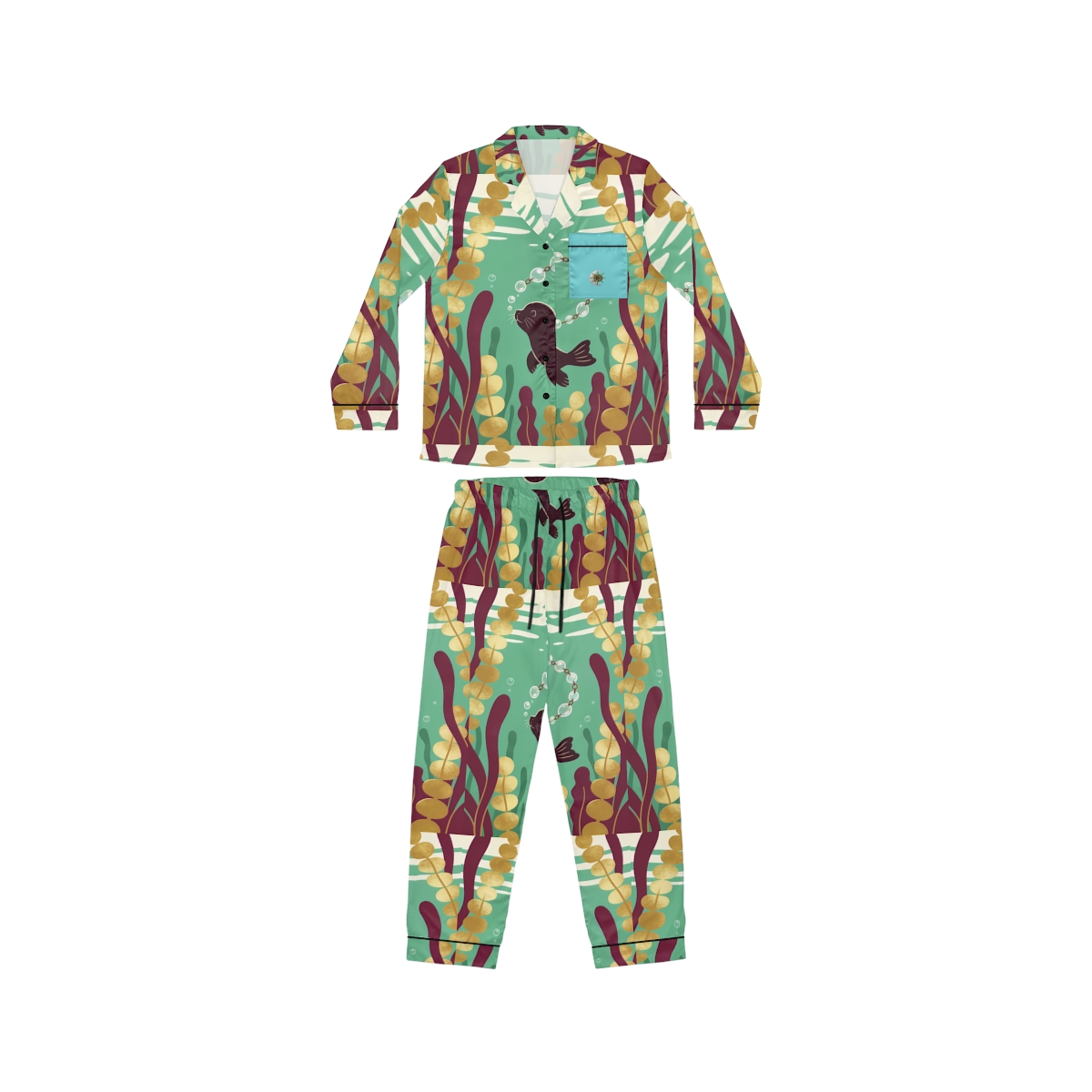 HD Original Art 340 Women's Satin Pajama Set