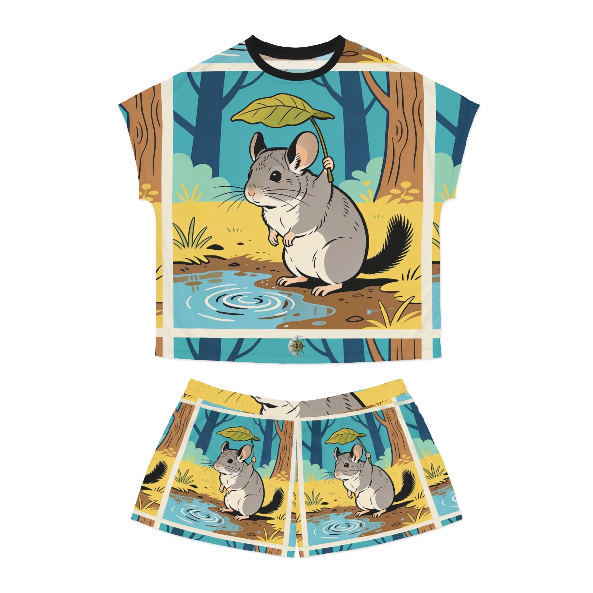 HD Original Art 354 Women's Short Pajama Set