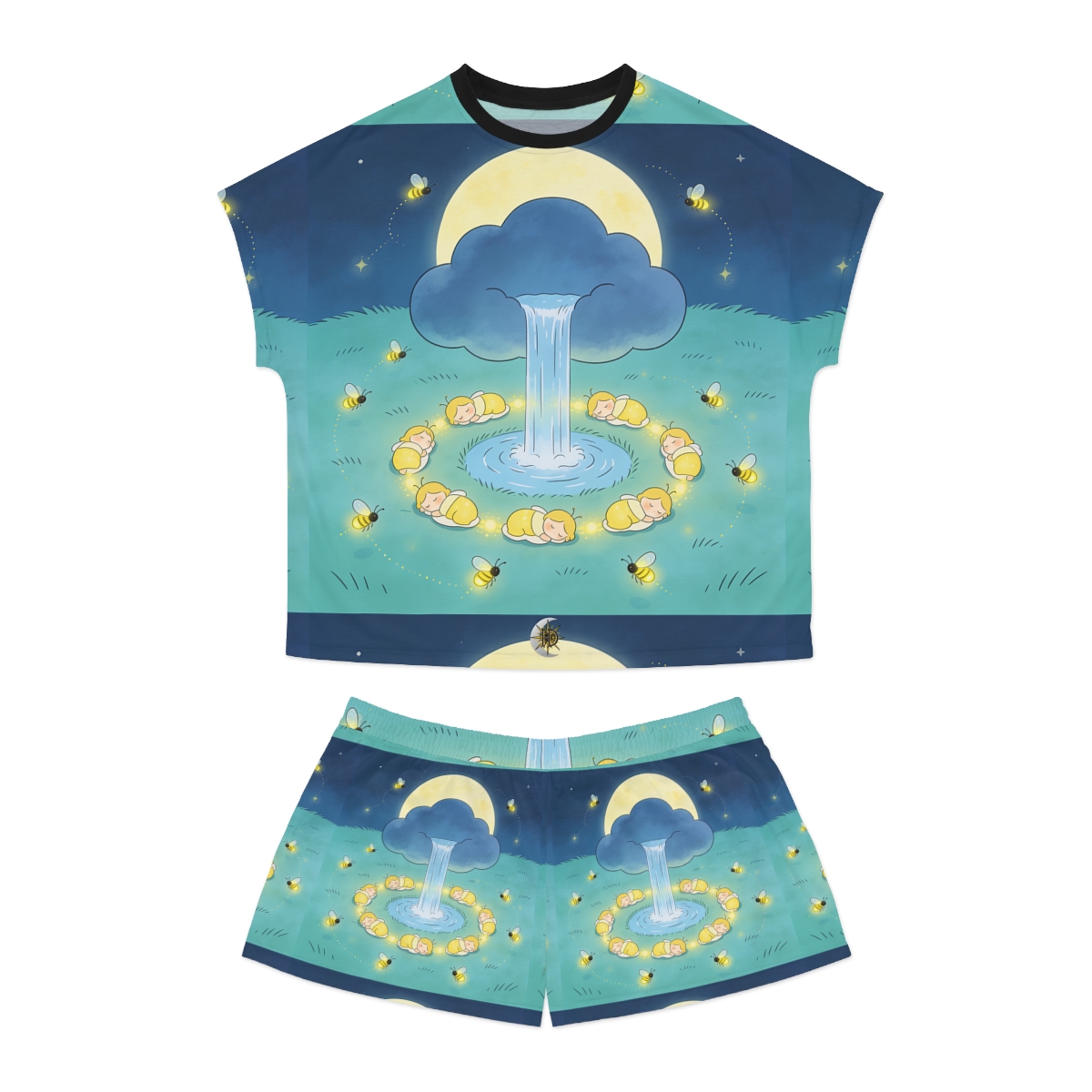 HD Original Art 369 Women's Short Pajama Set