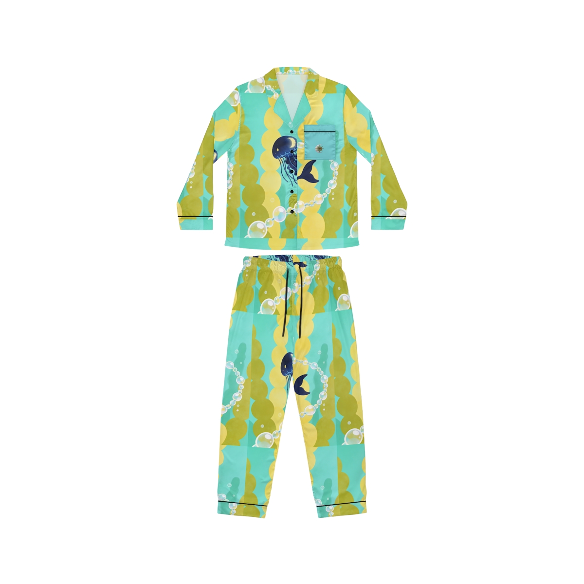 HD Original Art 370 Women's Satin Pajama Set