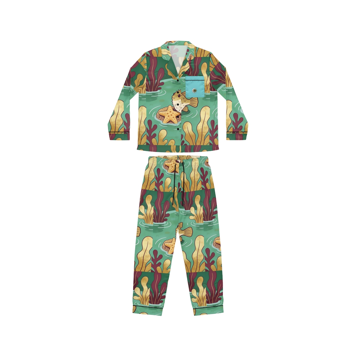 HD Original Art 394 Women's Satin Pajama Set