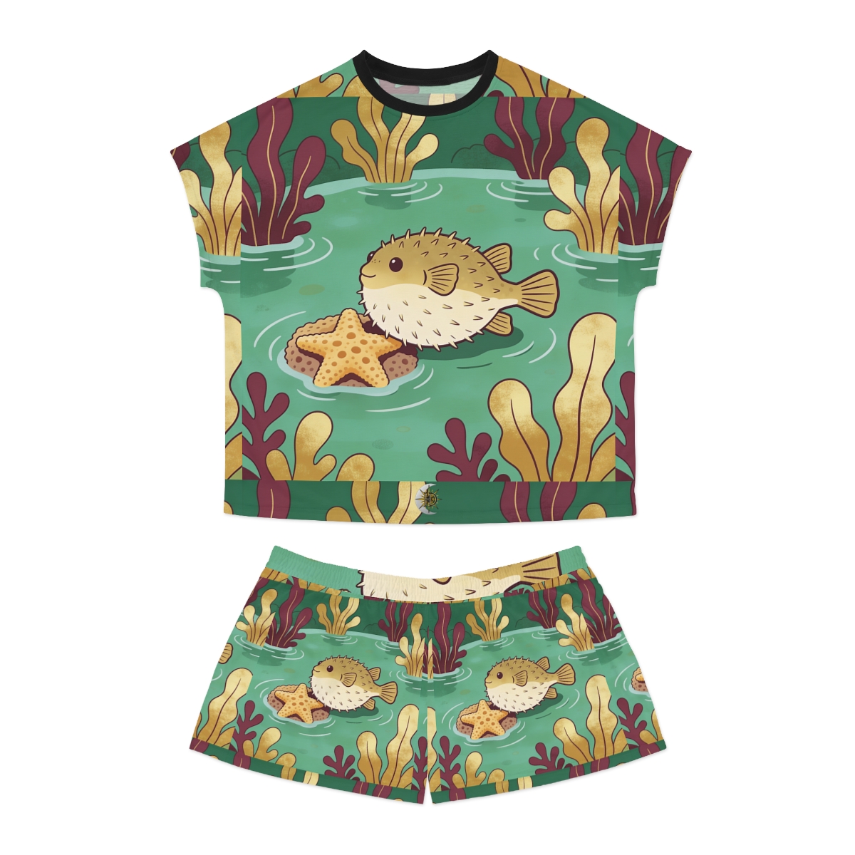 HD Original Art 394 Women's Short Pajama Set