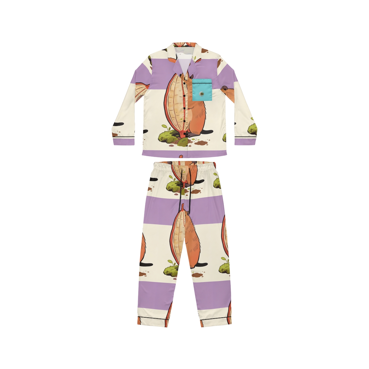 HD Original Art 406 Women's Satin Pajama Set