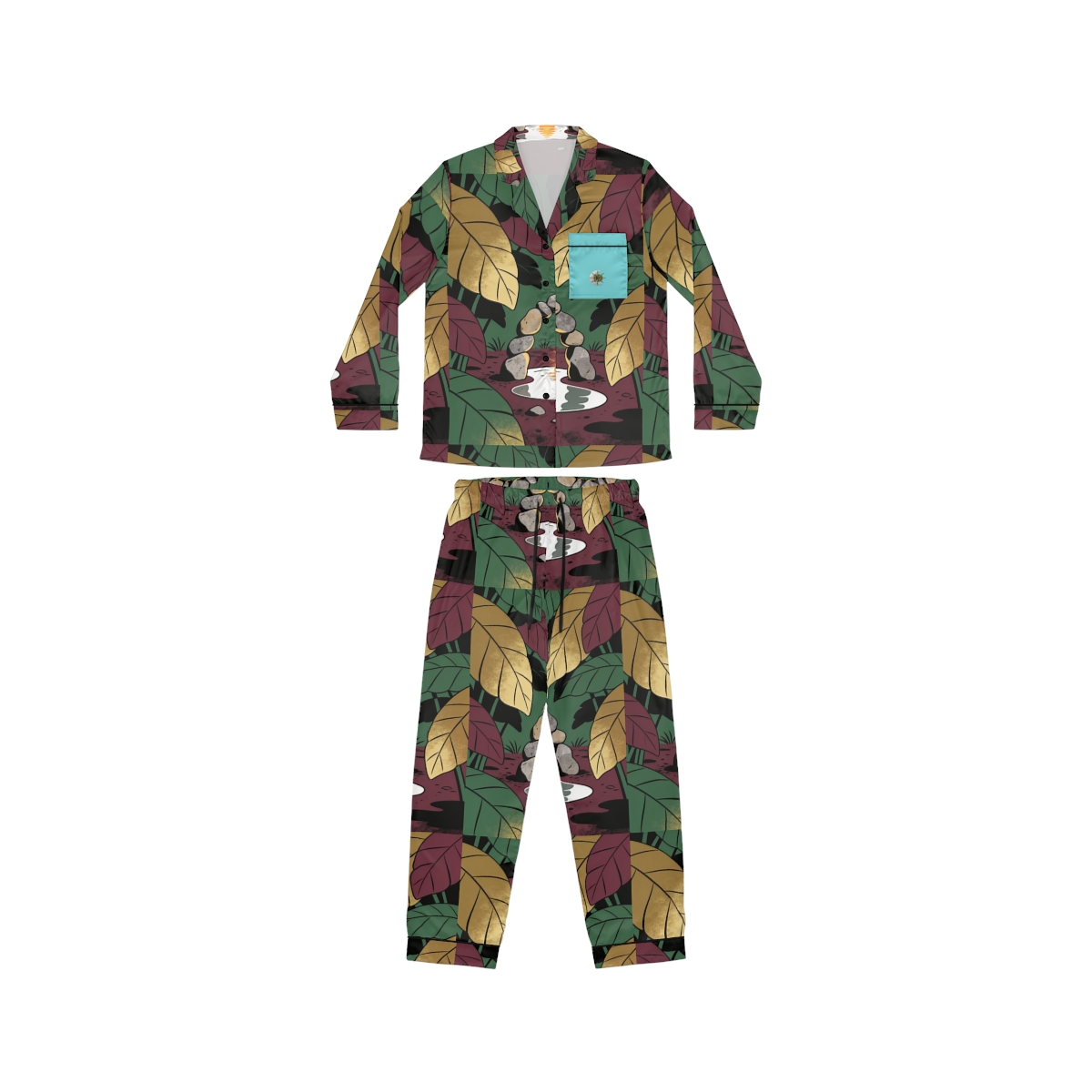 HD Original Art 514 Women's Satin Pajama Set