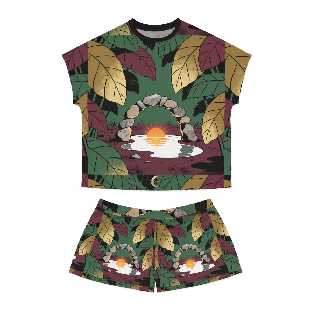 HD Original Art 514 Women's Short Pajama Set