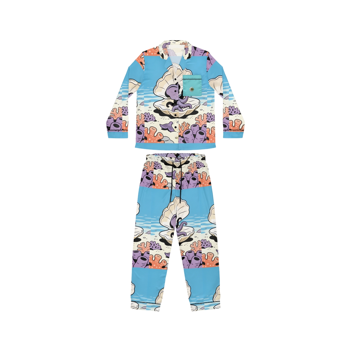 HD Original Art 538 Women's Satin Pajama Set
