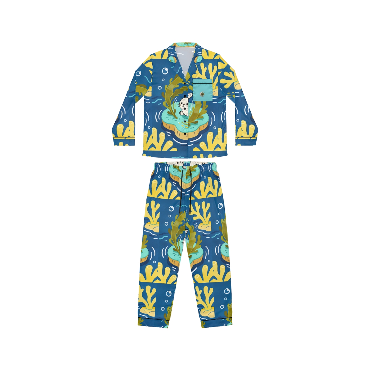 HD Original Art 562 Women's Satin Pajama Set