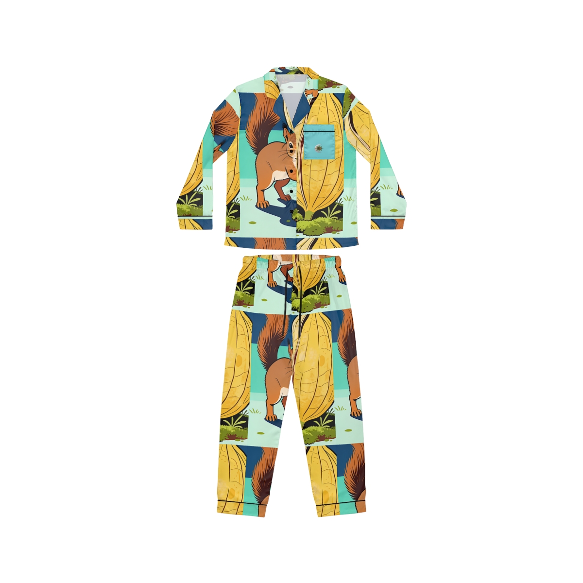 HD Original Art 600 Women's Satin Pajama Set
