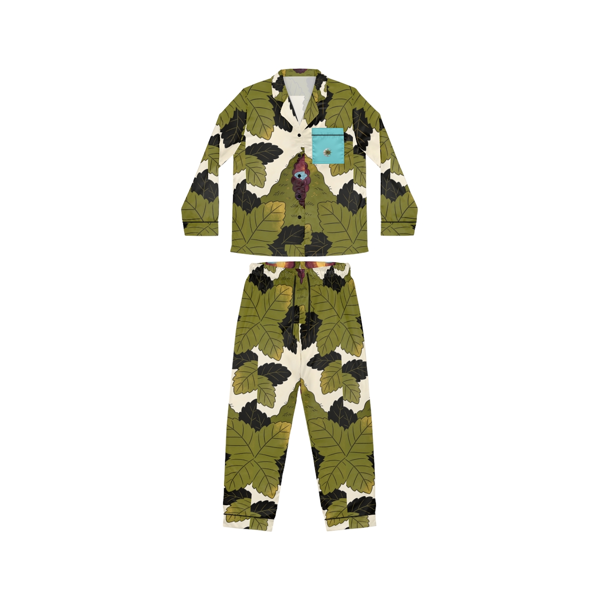 HD Original Art 723 Women's Satin Pajama Set
