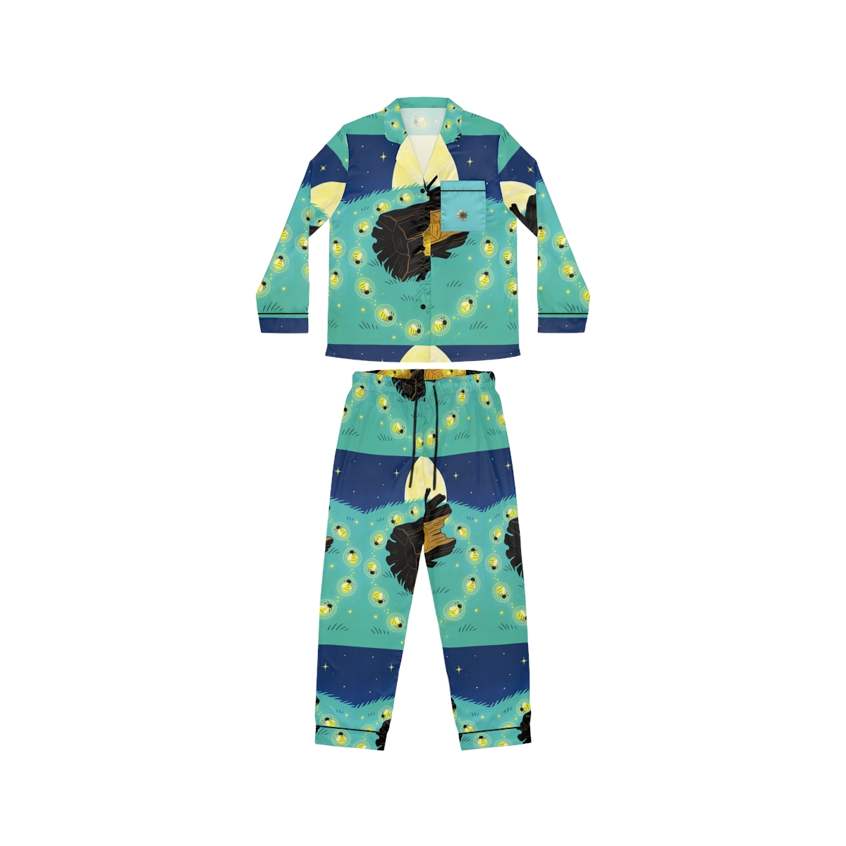 HD Original Art 750 Women's Satin Pajama Set