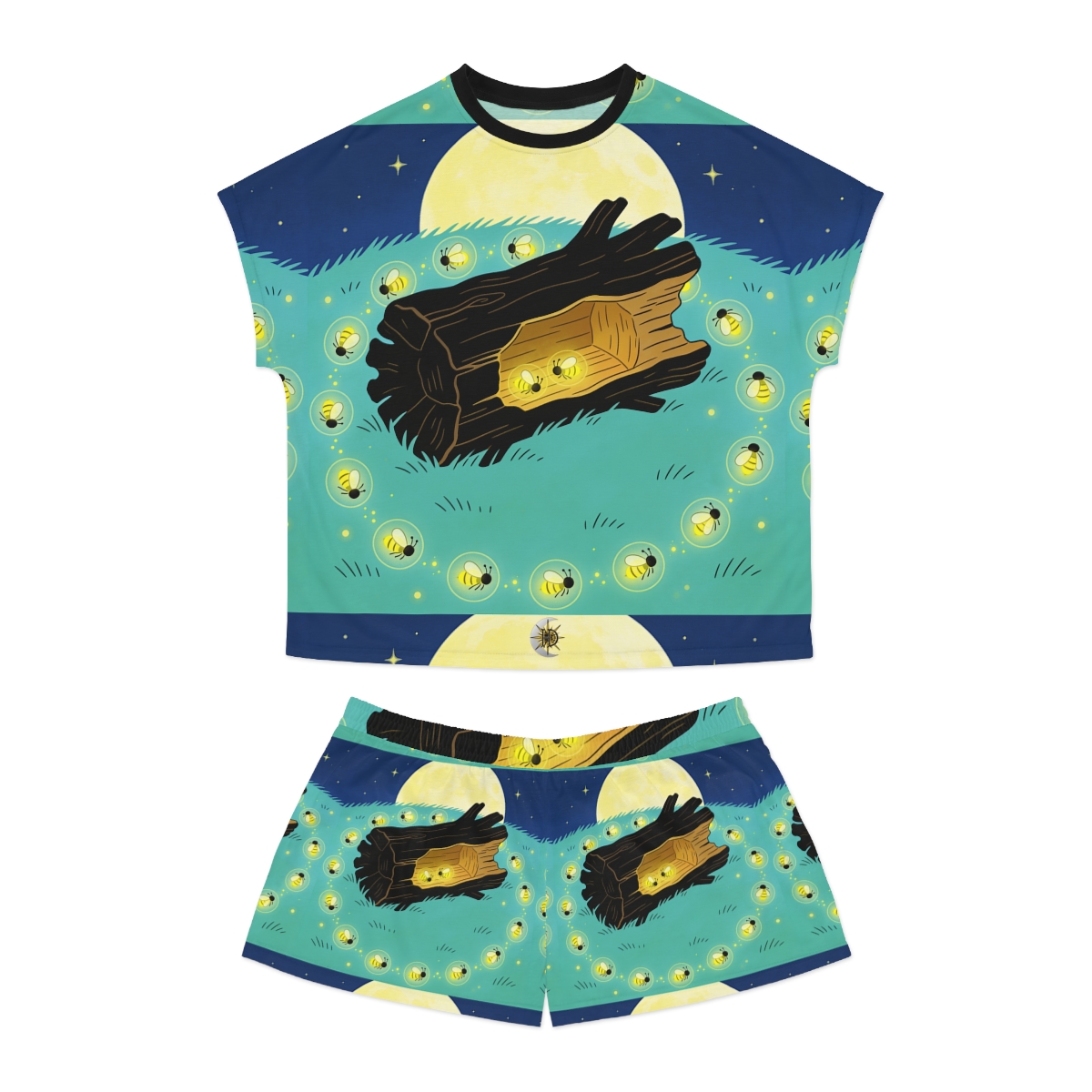HD Original Art 750 Women's Short Pajama Set