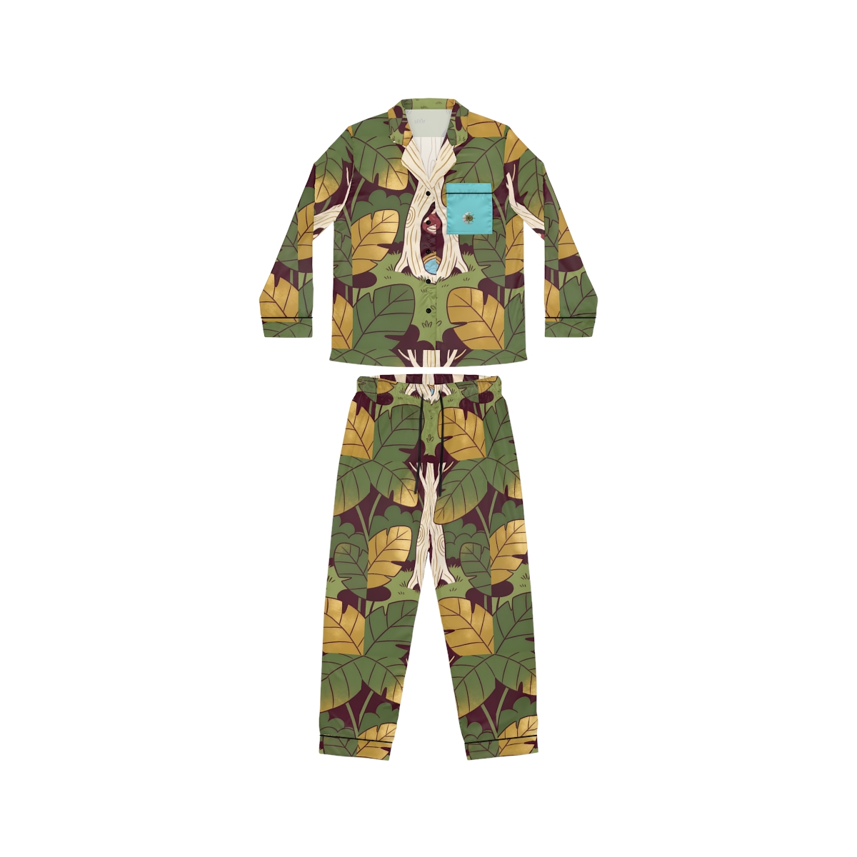 HD Original Art 775 Women's Satin Pajama Set