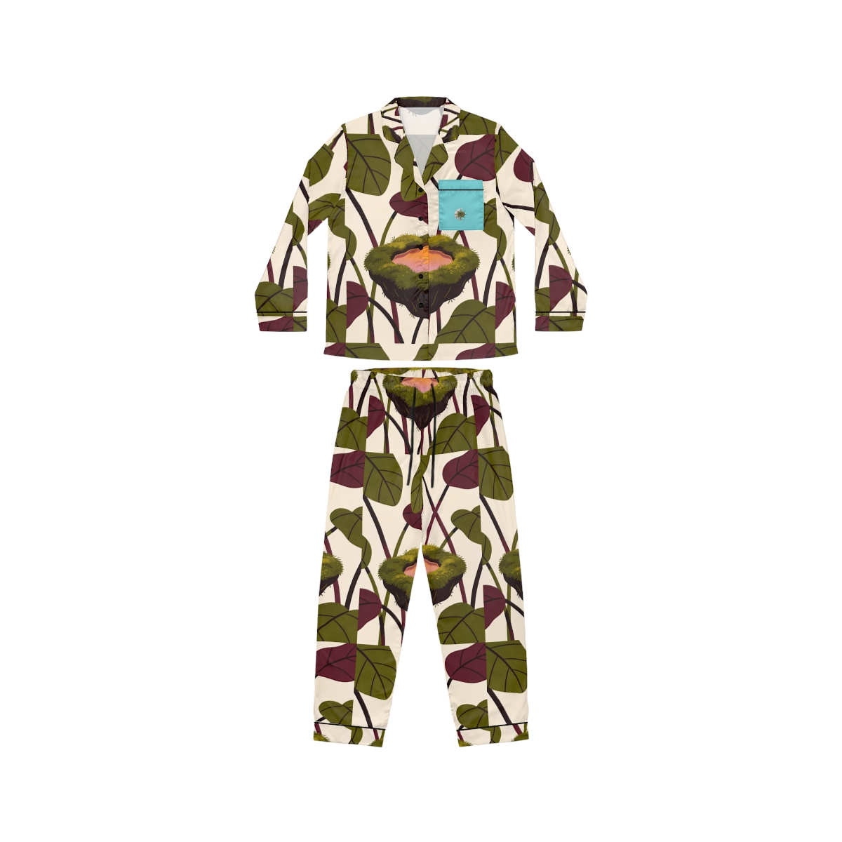 HD Original Art 874 Women's Satin Pajama Set