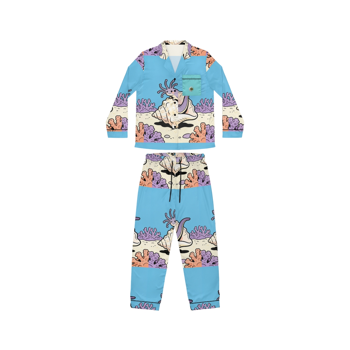 HD Original Art 898 Women's Satin Pajama Set