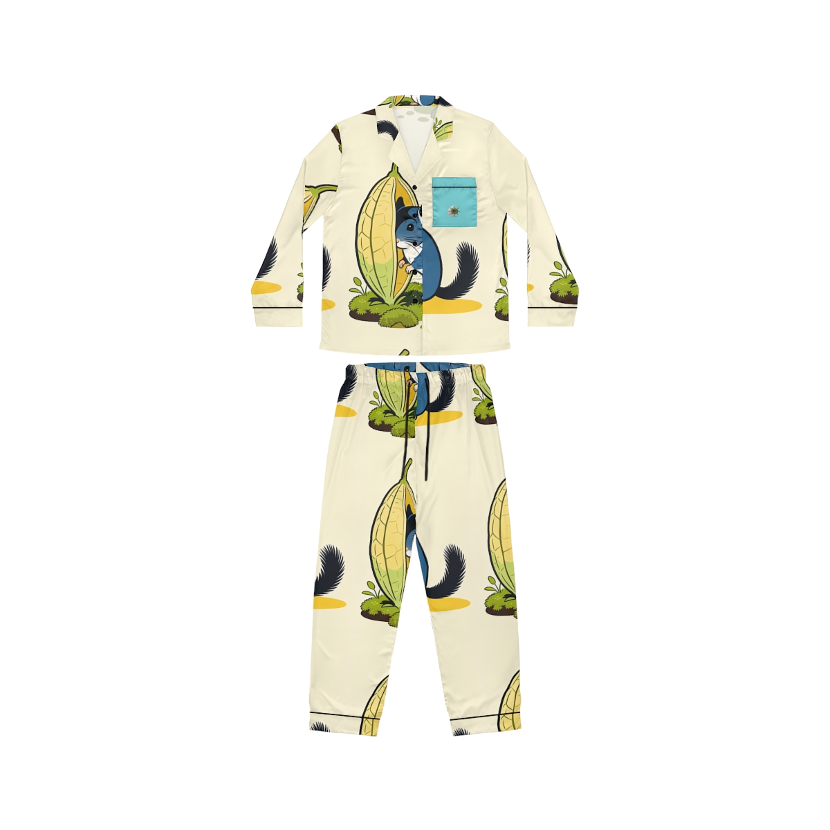 HD Original Art 958 Women's Satin Pajama Set
