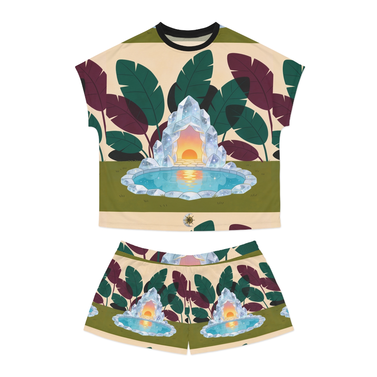 HD Original Art 1077 Women's Short Pajama Set