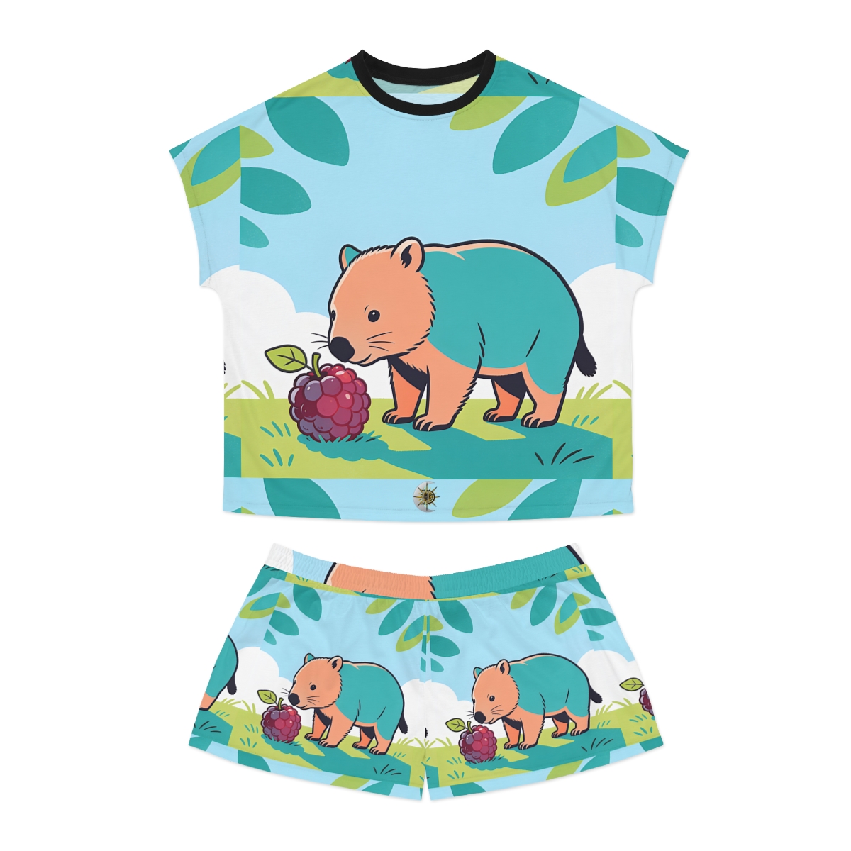 HD Original Art 1091 Women's Short Pajama Set