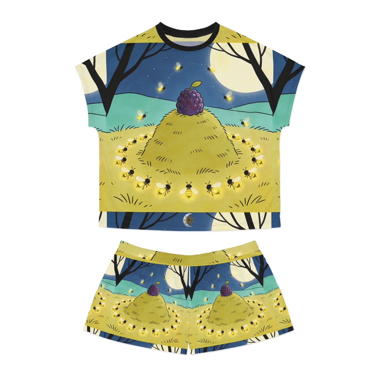 HD Original Art 1104 Women's Short Pajama Set
