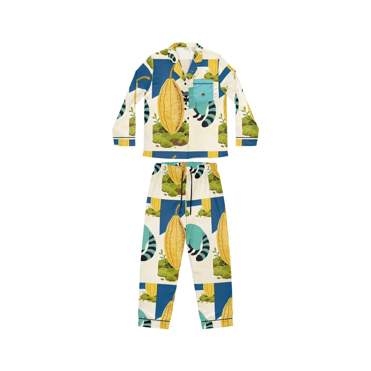 HD Original Art 1219 Women's Satin Pajama Set