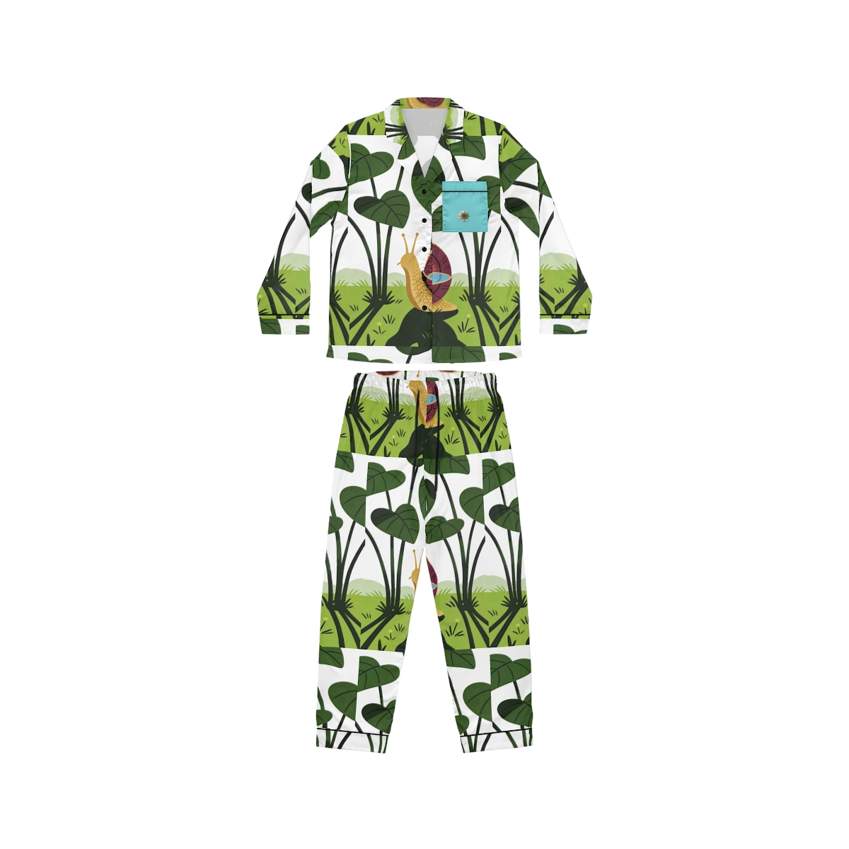 HD Original Art 1231 Women's Satin Pajama Set