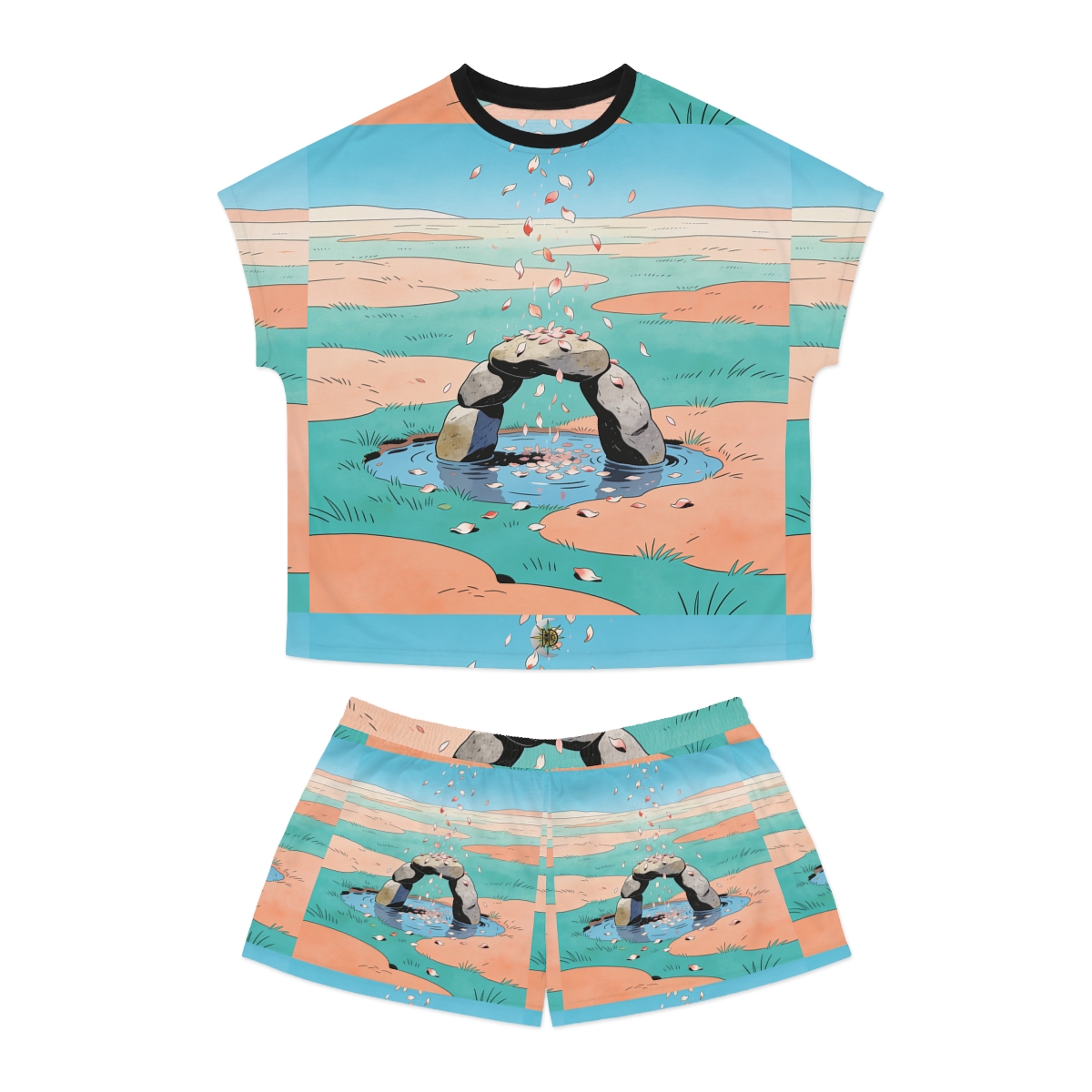 HD Original Art 1278 Women's Short Pajama Set