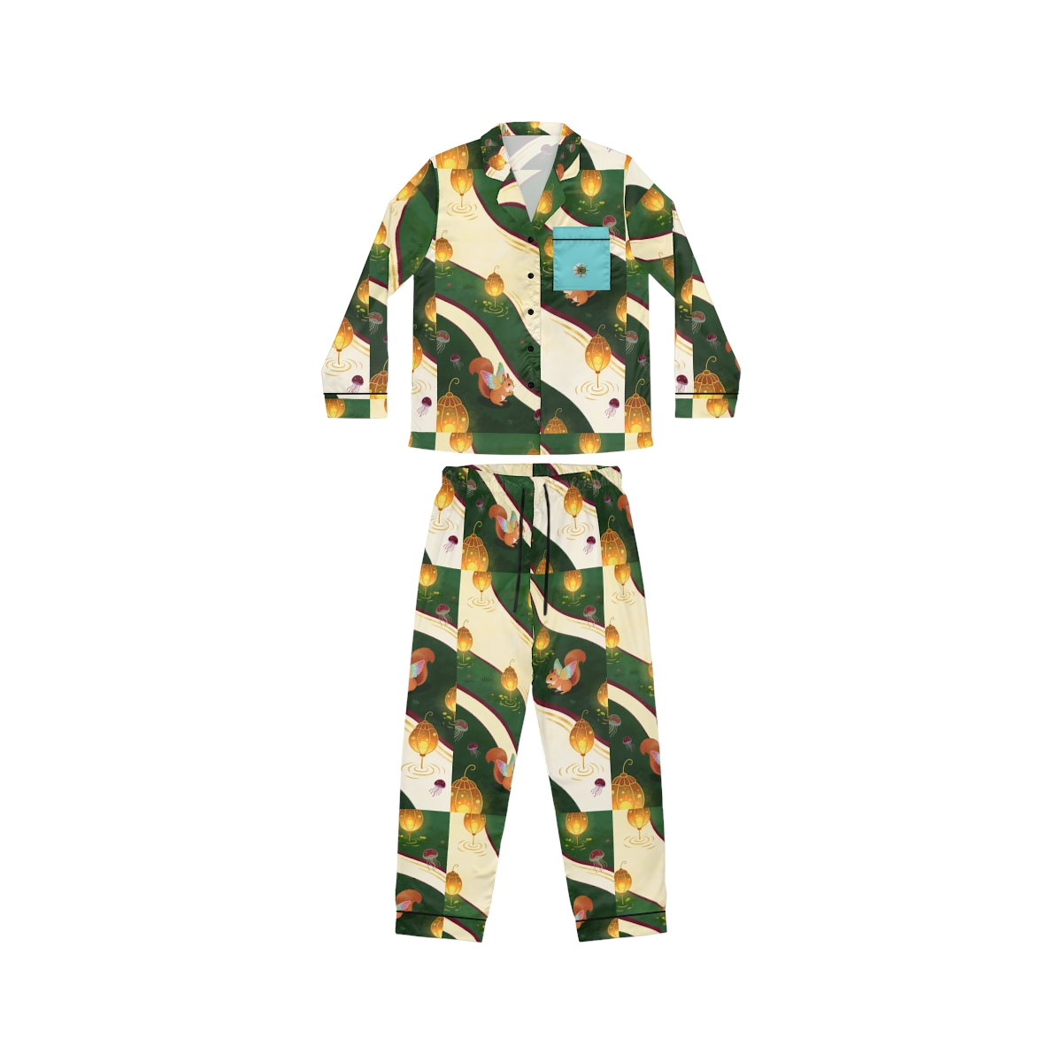 HD Original Art 38 Women's Satin Pajama Set