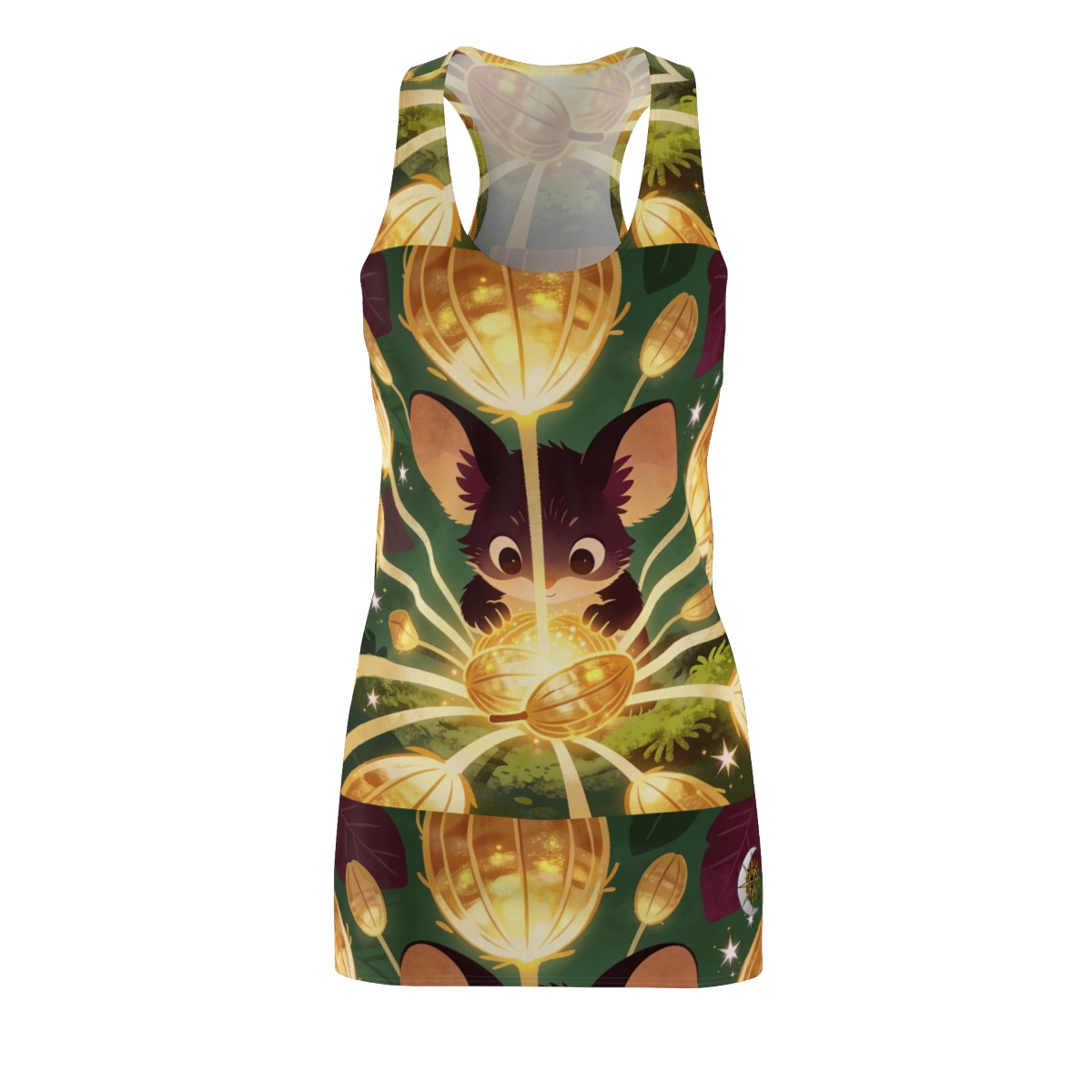 HD Lanternseed Friend Women's Cut & Sew Racerback Dress