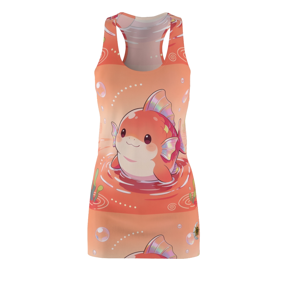 HD Coralfin Companion Women's Cut & Sew Racerback Dress