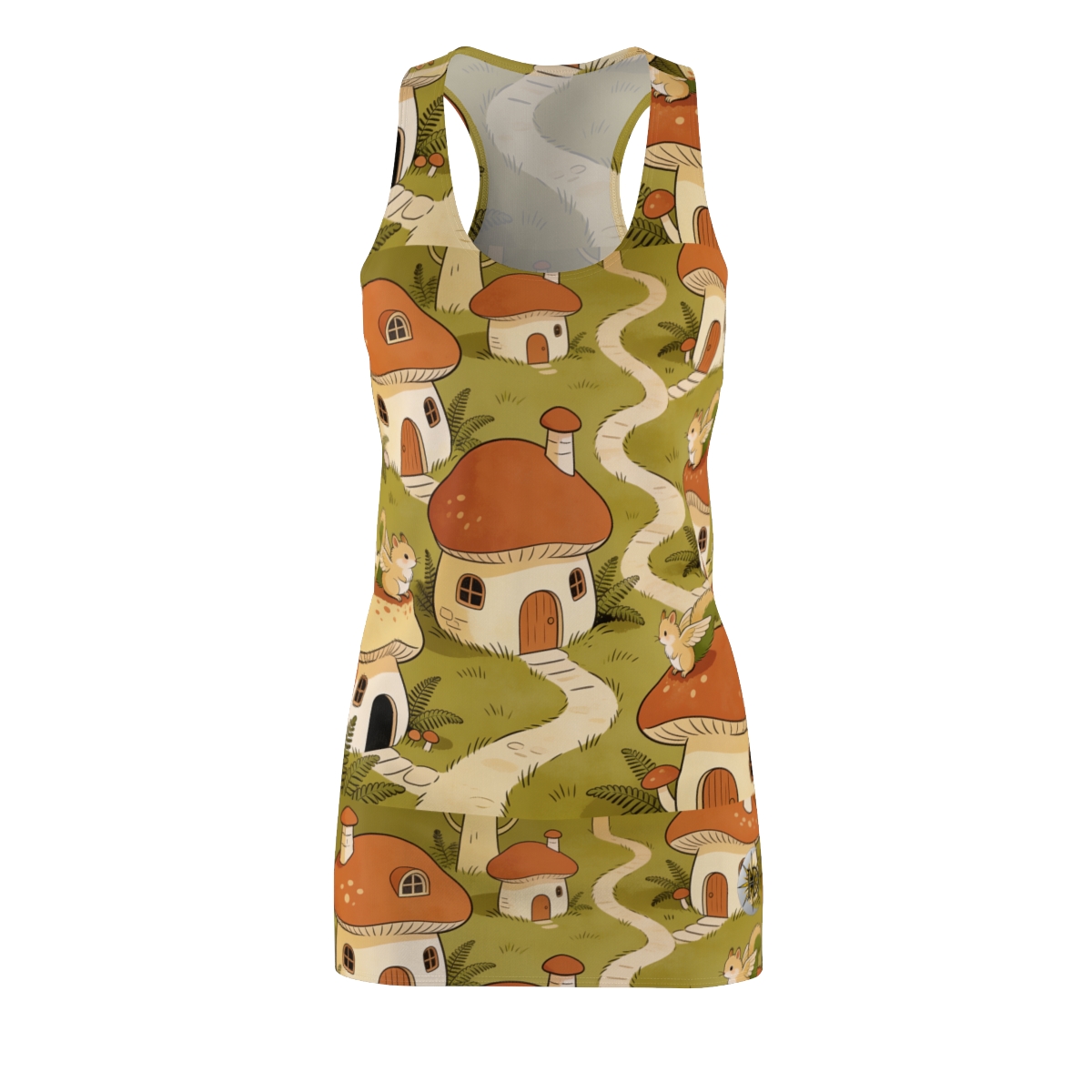 HD Mosswing Village Women's Cut & Sew Racerback Dress