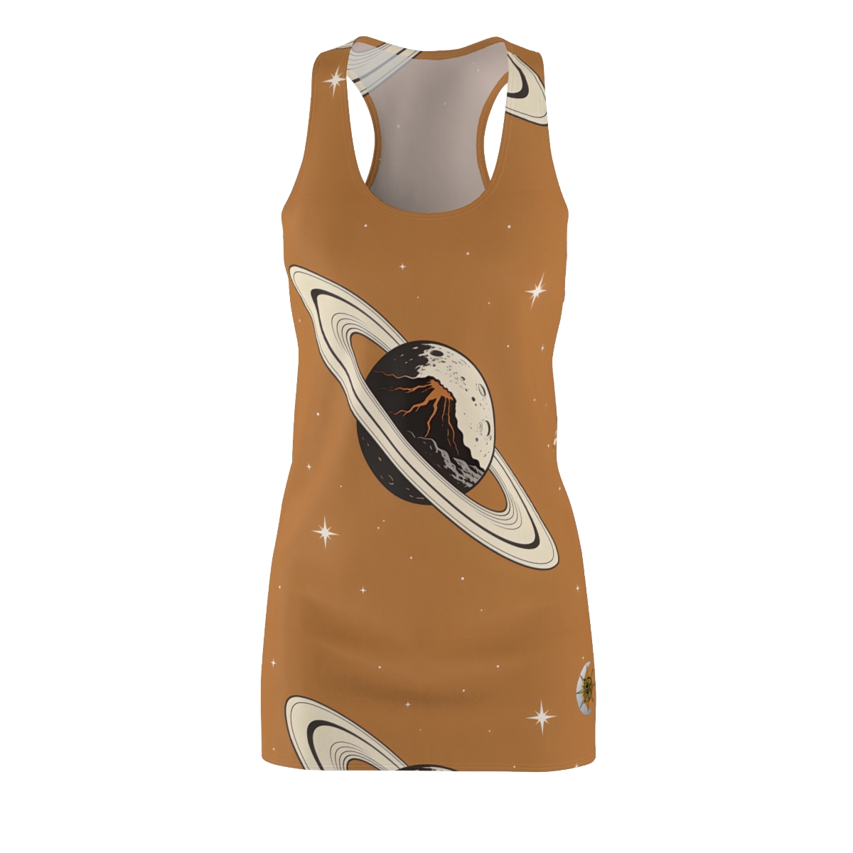 HD Ember Orbit Women's Cut & Sew Racerback Dress