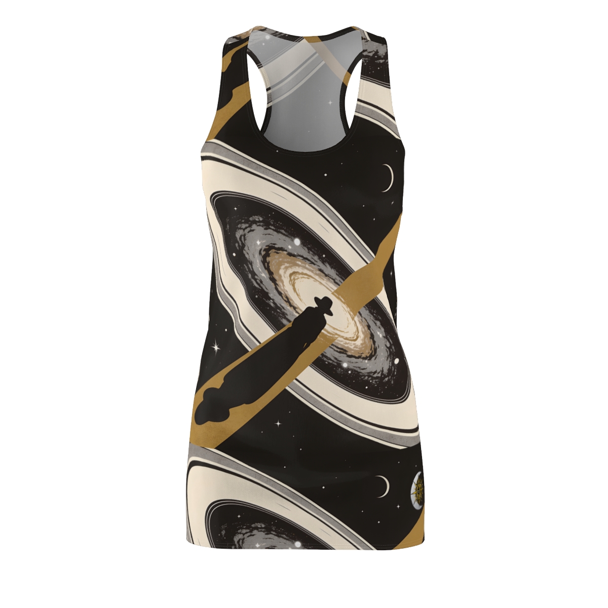 HD Golden Starpath Women's Cut & Sew Racerback Dress