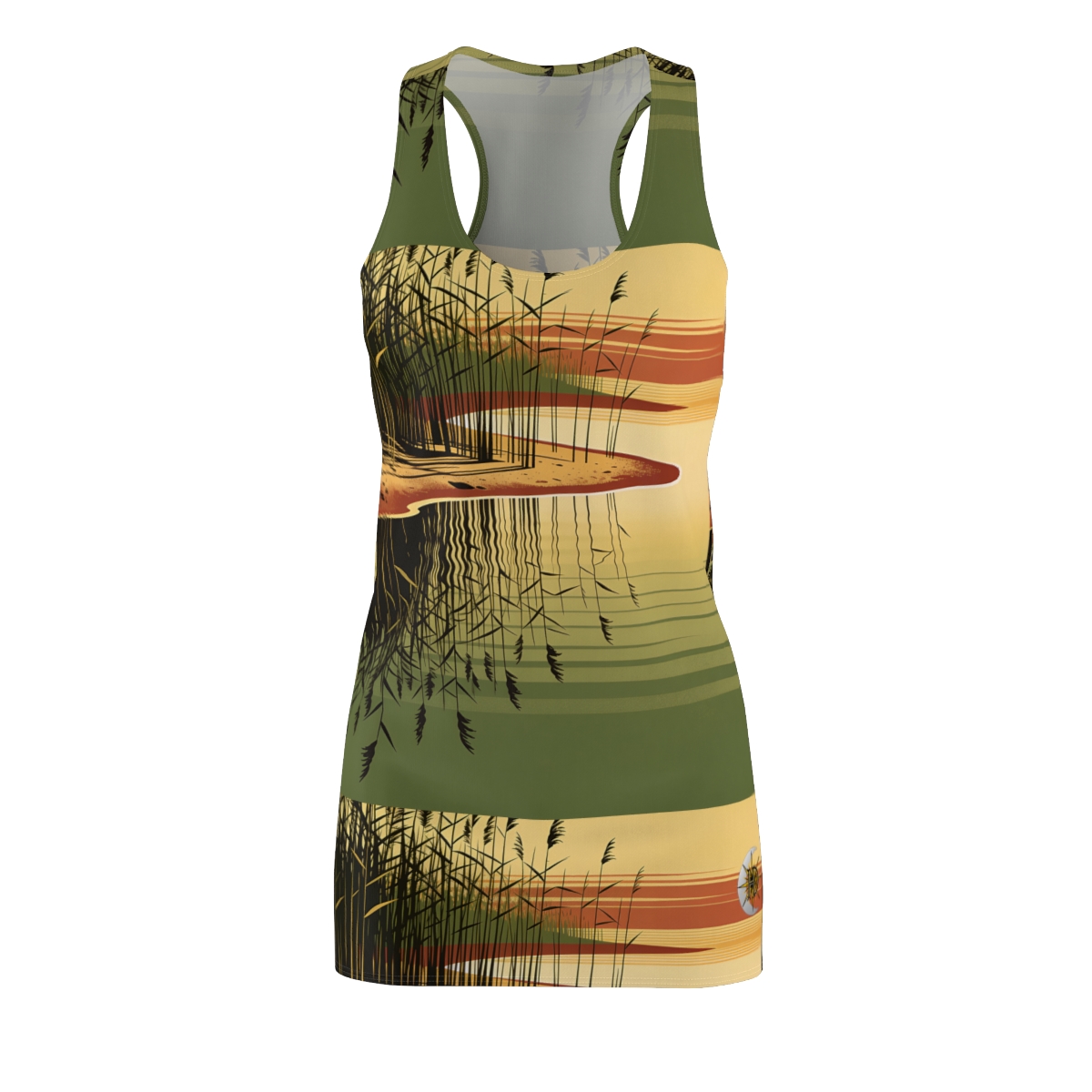 HD Amber Reedshore Women's Cut & Sew Racerback Dress
