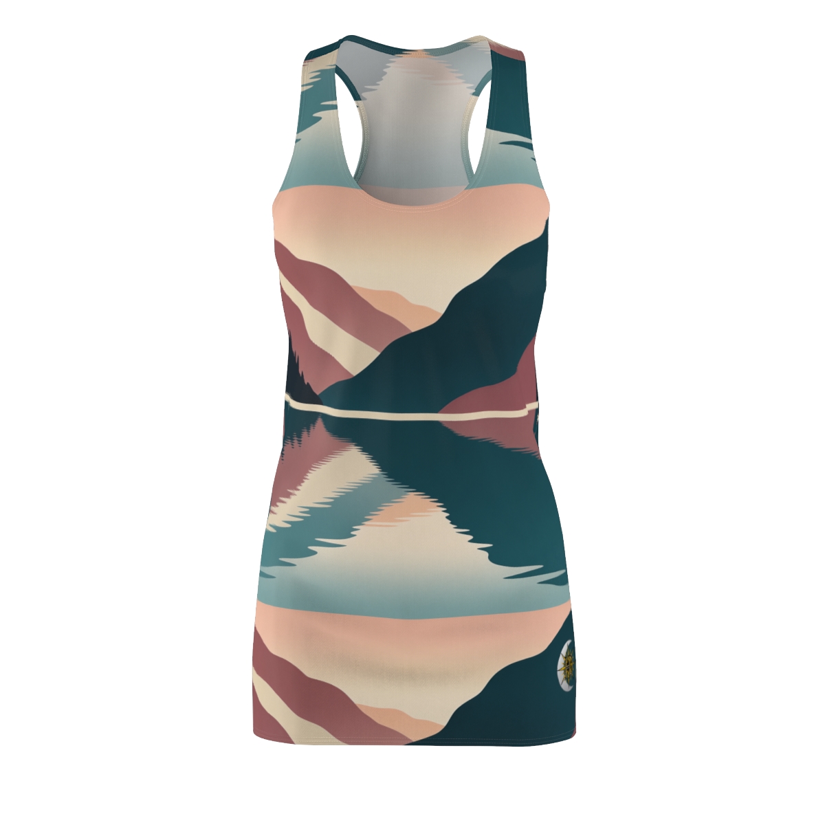 HD Rosewater Valley Women's Cut & Sew Racerback Dress