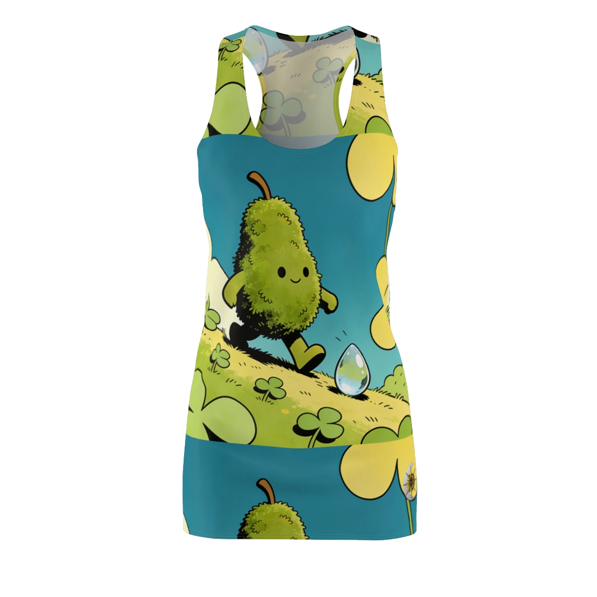 HD Dewdrop Rambler Women's Cut & Sew Racerback Dress