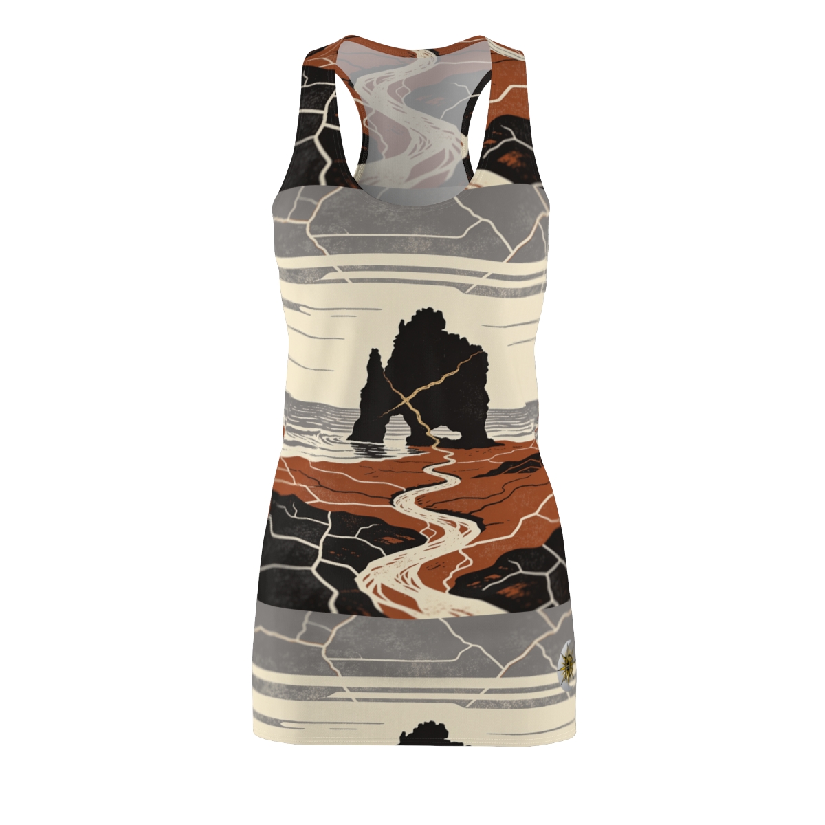 HD Copper Coast Arch Women's Cut & Sew Racerback Dress