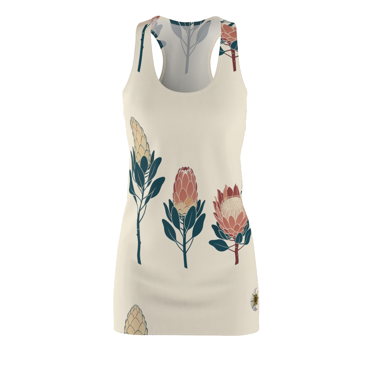 HD Protea Trio Women's Cut & Sew Racerback Dress