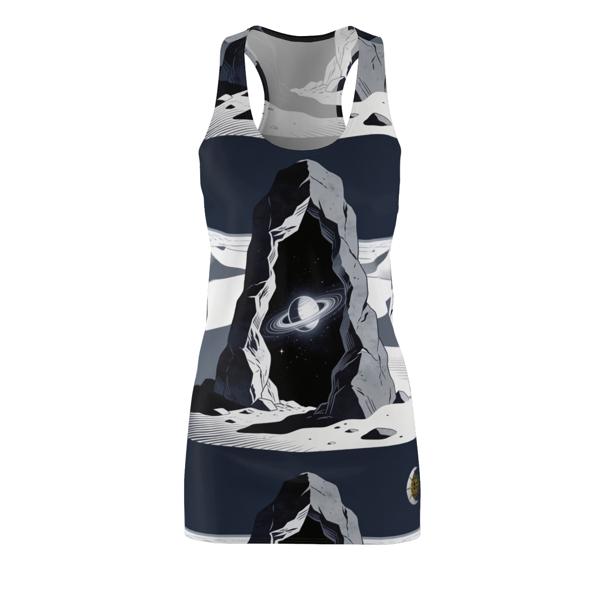 HD Celestial Gateway Women's Cut & Sew Racerback Dress