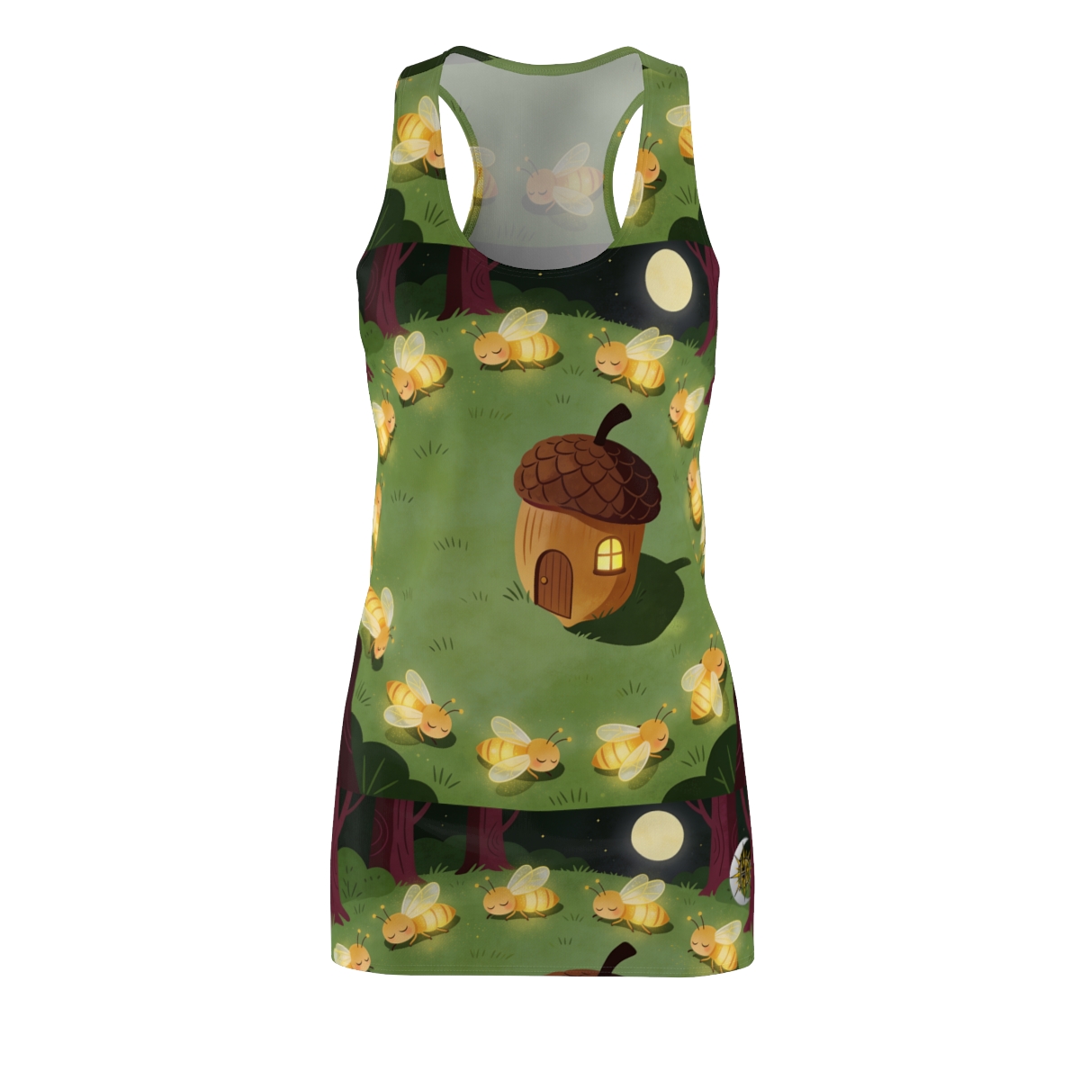 HD Original Art 339 Women's Cut & Sew Racerback Dress