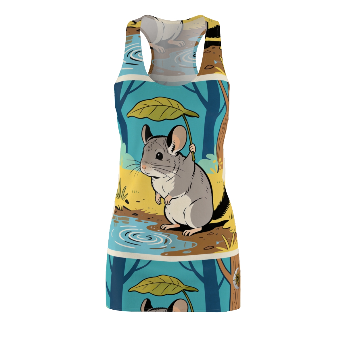 HD Original Art 354 Women's Cut & Sew Racerback Dress