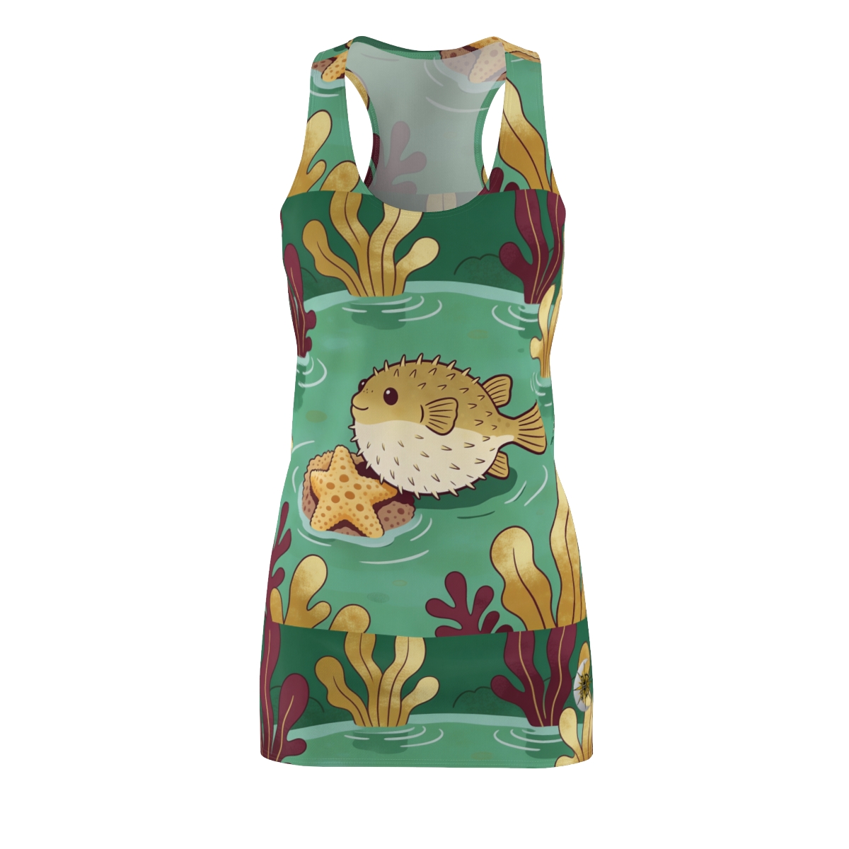 HD Original Art 394 Women's Cut & Sew Racerback Dress
