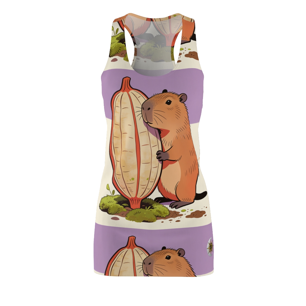 HD Original Art 406 Women's Cut & Sew Racerback Dress
