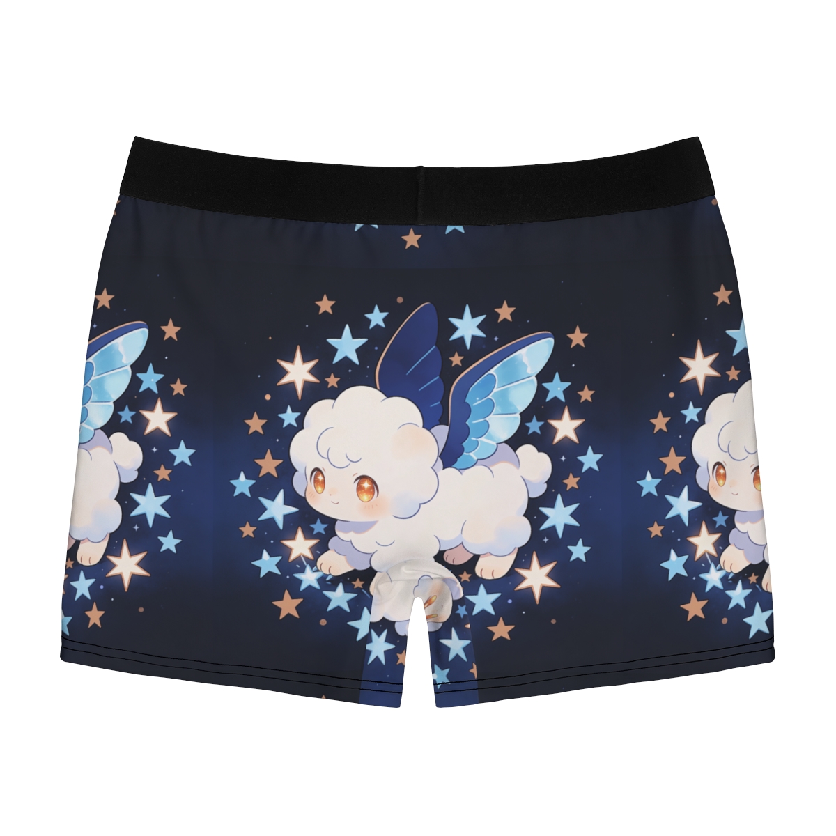 HD Starcloud Companion Men's Boxer Briefs, back view.