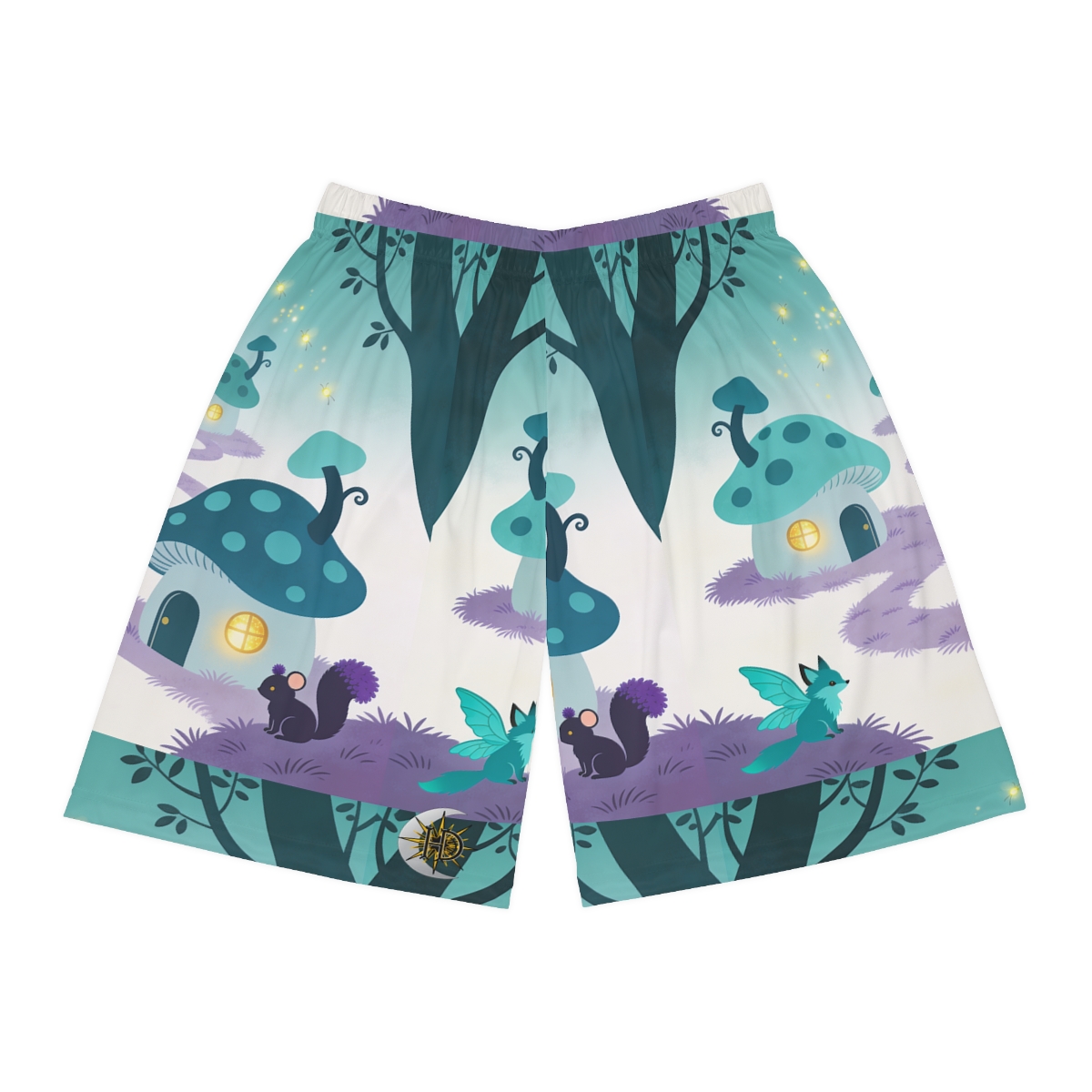 HD Firefly Mushroom Lane Basketball Shorts