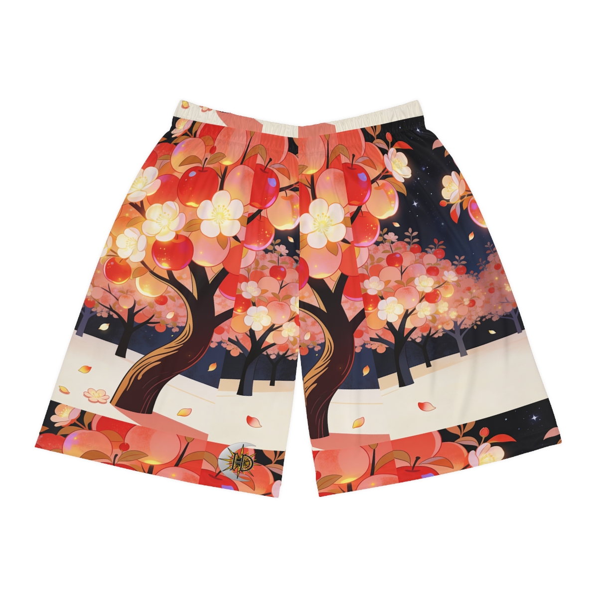 HD Emberblossom Orchard Basketball Shorts