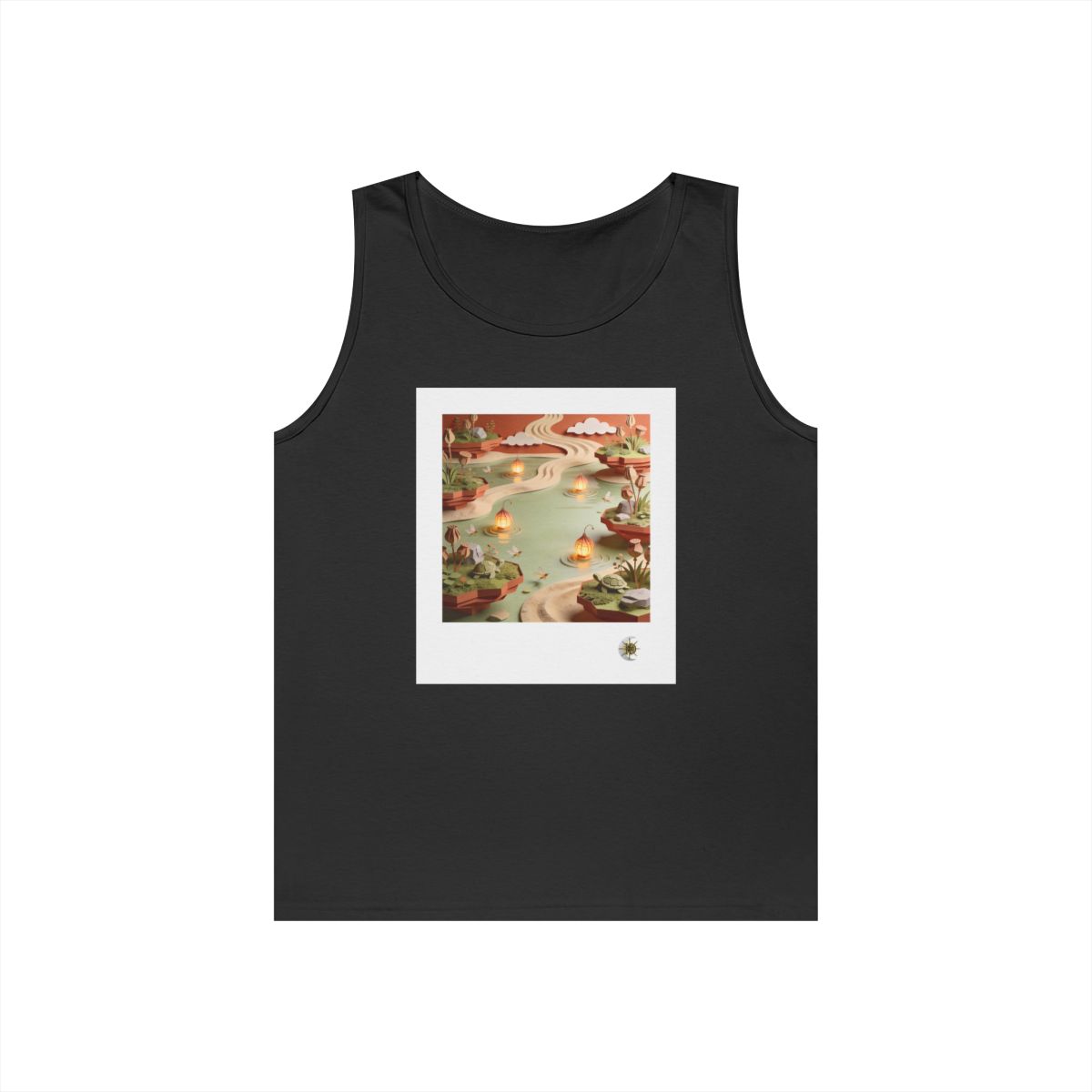 HD Lantern Pond Unisex Heavy Cotton Tank Top