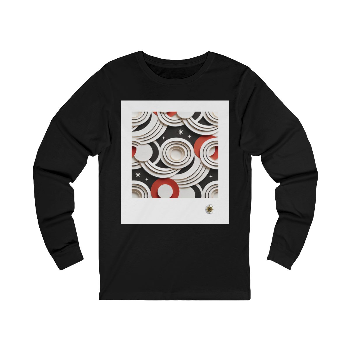 HD Paper Orbit Unisex Jersey Long Sleeve Tee