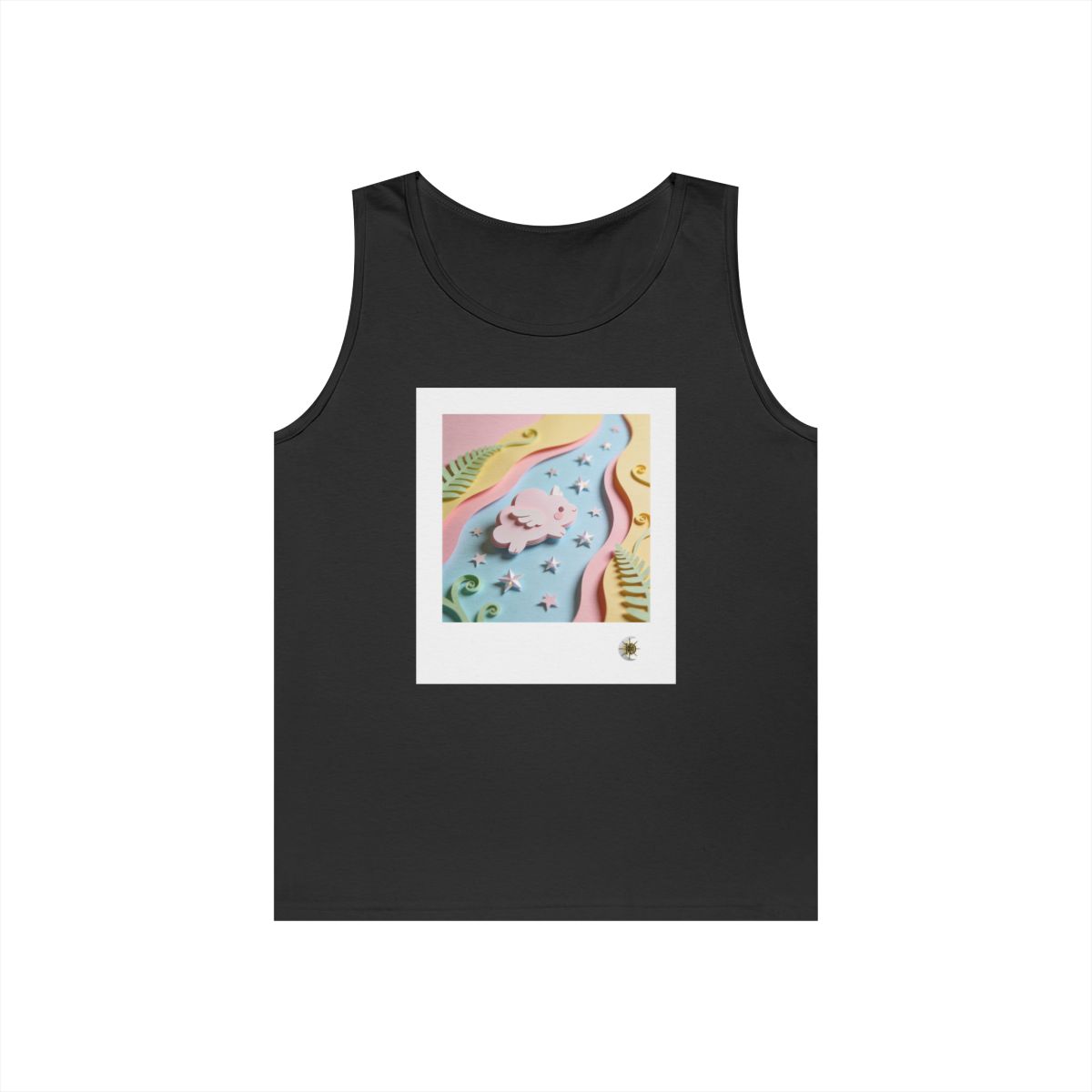 HD Pastel Cloudwing Unisex Heavy Cotton Tank Top