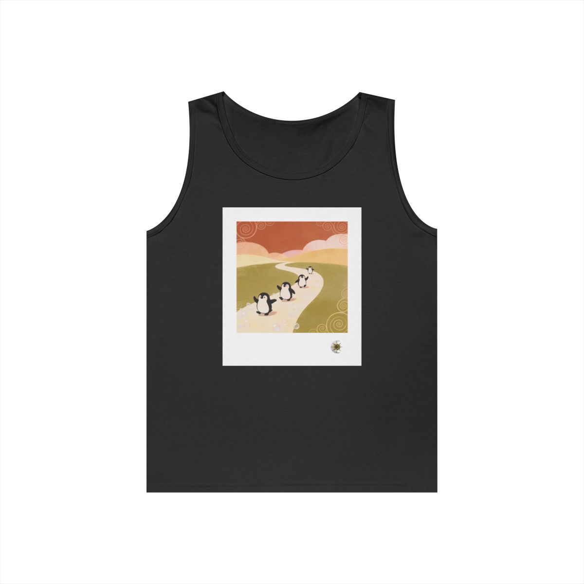 HD Ambertrail Penguins Unisex Heavy Cotton Tank Top